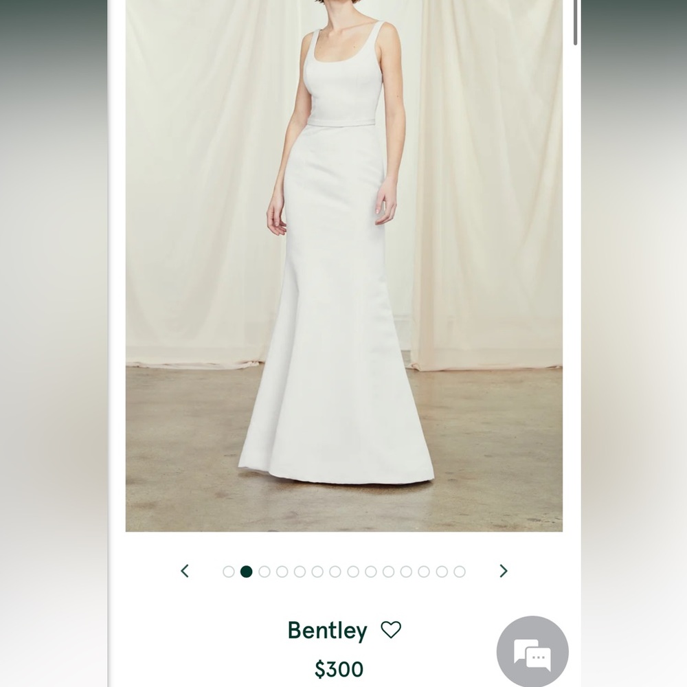 Amsale Bentley dress in Mint